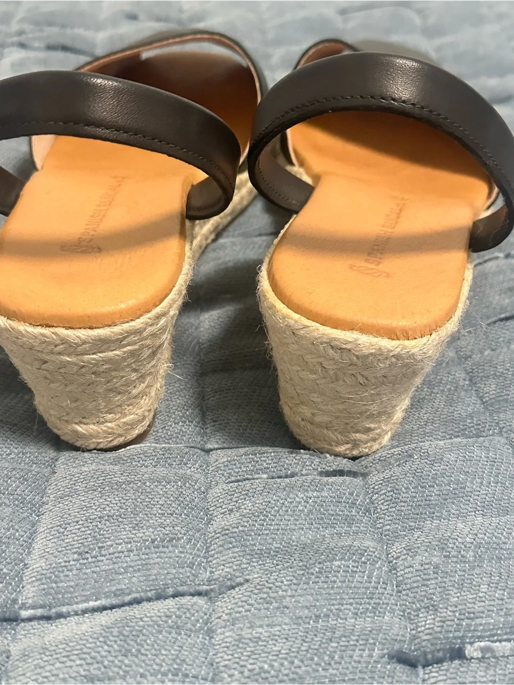 Spanish Sandal Company Espadrille Slingback Wedge